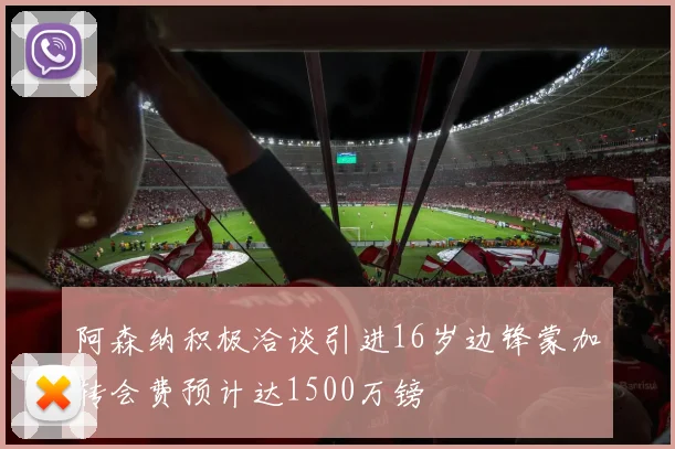 阿森纳积极洽谈引进16岁边锋蒙加转会费预计达1500万镑